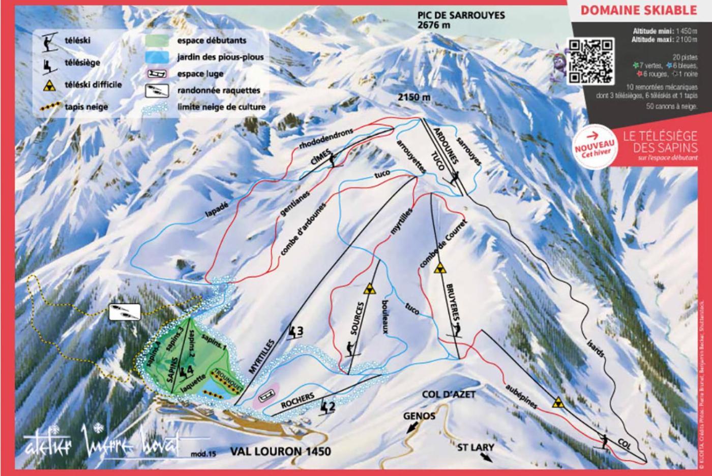 Les Gourgs Blancs - 80M Des Pistes - 6 Personnes Génos Exterior foto